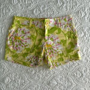 2008 Lilly Pulitzer Jubilee Collection - size 0 shorts
